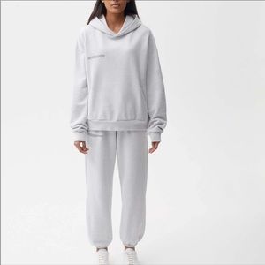 PANGAIA 365 TRACK PANTS. OFF WHITE